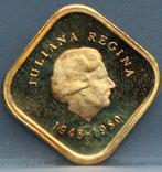 300 gulden 1980 Nederlandse Antillen - goud - in cassette, Postzegels en Munten, Verzenden, Koningin Beatrix, Losse munt, Goud