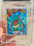 Grade-10 Totodile Merlin Pokemon Stickers 2001 Series 3-43, Ophalen of Verzenden, Nieuw, Losse kaart, Foil