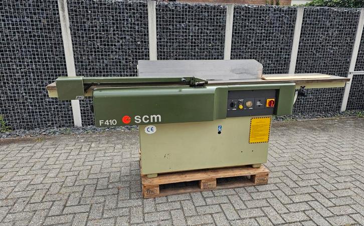 Vlakbank SCM met motorrem 280X41 CM, Doe-het-zelf en Verbouw, Schaafmachines, Gebruikt, Ophalen