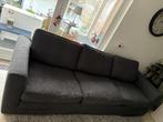 3-zits bank antraciet zitbank, Ophalen, Driepersoons, 75 tot 100 cm, Zo goed als nieuw
