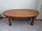 Eiken ovale salontafel, Huis en Inrichting, Tafels | Salontafels, Ophalen, Gebruikt, 100 tot 150 cm, Eikenhout