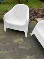 2 Tuinstoelen - Gratis Af te Halen, Huis en Inrichting, Stoelen, Ophalen, Kunststof, Gebruikt, Twee