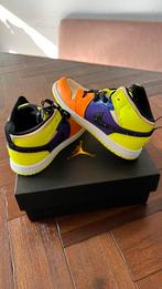 Nike Jordan 1 Mid SE (TD) Volt/black- vivid orange maat 27, Kinderen en Baby's, Kinderkleding | Schoenen en Sokken, Nieuw, Nike Jordan