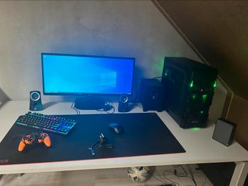 Game pc bundel exclusief bureau perfect voor de beginner beschikbaar voor biedingen