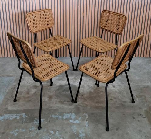 10 Satelliet Rotan terrasstoelen terras cafe stoelen horeca, Huis en Inrichting, Stoelen, Zo goed als nieuw, Vijf, Zes of meer stoelen