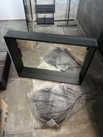 Maxaro Spiegel - LED onder en boven + IR sensor - Mat Zwart, Huis en Inrichting, Ophalen, Zo goed als nieuw, 75 tot 100 cm, Minder dan 100 cm