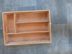 Bestek lade, hout, vintage, Antiek en Kunst, Ophalen of Verzenden