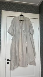 Jas/jurk ecru 100% linnen Made in Italy, Kleding | Dames, Blouses en Tunieken, Ophalen of Verzenden, Zo goed als nieuw, Maat 38/40 (M)