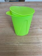 Tupperware groene water/ limonade kan, Ophalen of Verzenden, Zo goed als nieuw, Groen, Beker of Kan