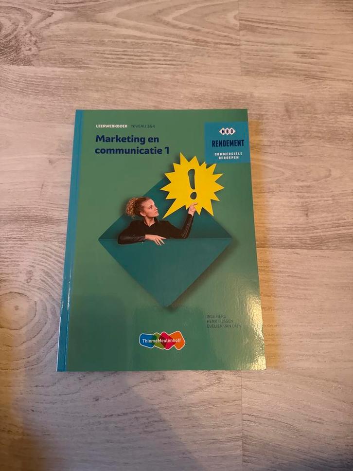 Marketing en communicatie 1 - Leerboek, Boeken, Schoolboeken, Nieuw, Bedrijfseconomie of M&O, VMBO, Ophalen of Verzenden