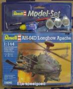 Revell 1:144 AH-64D Longbow Apache 64046 lijm verf modelbouw, Overige merken, 1:72 tot 1:144, Helikopter, Nieuw