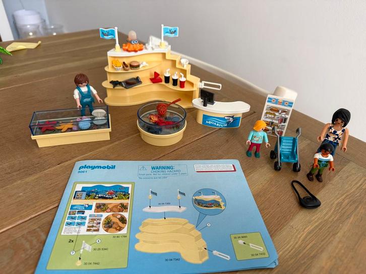 Playmobil 9061 Aquarium Winkel, Kinderen en Baby's, Speelgoed | Playmobil, Zo goed als nieuw, Complete set, Ophalen of Verzenden