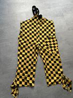 Clownspak met ruitjesmotief, Kleding | Dames, Carnavalskleding en Feestkleding, Maat 38/40 (M), Carnaval, Ophalen of Verzenden