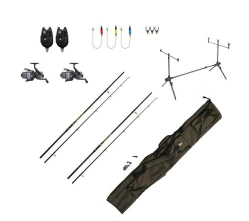 Karperhengels complete set, Watersport en Boten, Hengelsport | Karpervissen, Nieuw, Overige typen, Ophalen