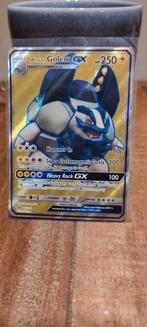 Pokemon kaart golem gx, Ophalen of Verzenden, Zo goed als nieuw, Losse kaart
