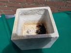 -	Bloempot betonlook, keramisch, Ophalen of Verzenden, 'T Olde Gre-j, Info@toldegrej.nl, Endepoelstraat 20f Didam