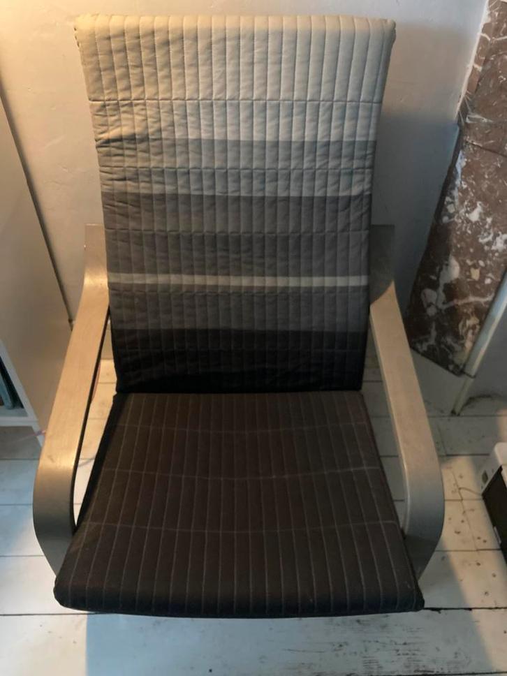 Lyskraft collectie IKEA Poäng stoel Scholten&Baijings, grijs, Huis en Inrichting, Stoelen, Zo goed als nieuw, Eén, Hout, Stof