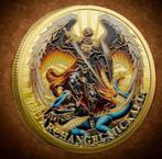 goudkleurigemunt Aartsengel Michael herdenkingsmunt, Verzenden, Munten