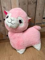 Sinterklaas  tip grote nieuwe lama knuffel roze slechts €5, Kinderen en Baby's, Speelgoed | Knuffels en Pluche, Ophalen, Zo goed als nieuw
