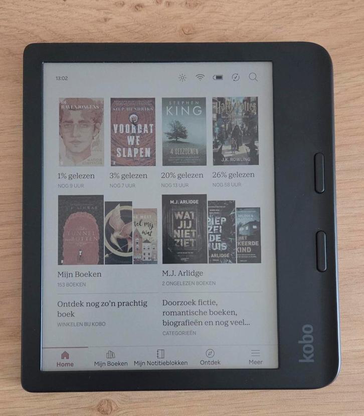 Kobo libra colour ereader zwart, Computers en Software, E-readers, Zo goed als nieuw, 7 inch, 16 GB of meer, Bluetooth, Touchscreen