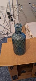 vaas, Blauw, Ophalen of Verzenden, Minder dan 50 cm, Glas