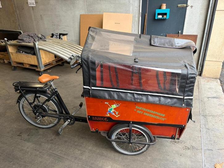 Babboe Max-E met CERTIFICAAT, Fietsen en Brommers, Fietsen | Bakfietsen, Gebruikt, Overige merken, 4 kinderen of meer, Elektrisch
