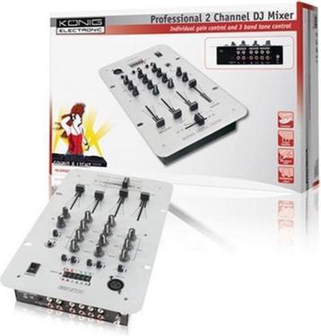 KönigKN-DJMIXER20 - 2-kanaals Dj Mixer beschikbaar voor biedingen