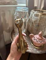 Messing beeldje van een poes / kat - middelgroot formaat, Antiek en Kunst, Antiek | Koper en Brons, Ophalen of Verzenden