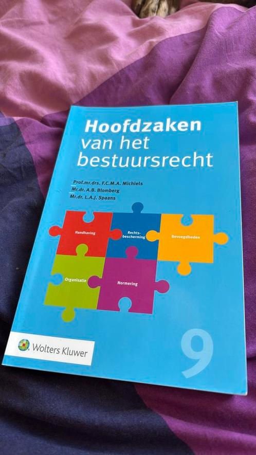 L.A.J. Spaans - Hoofdzaken van het bestuursrecht, Boeken, Wetenschap, Zo goed als nieuw, Ophalen of Verzenden