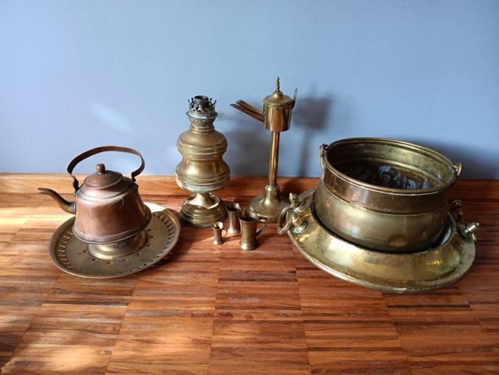 Lot koper, Antiek en Kunst, Antiek | Koper en Brons, Koper, Ophalen of Verzenden