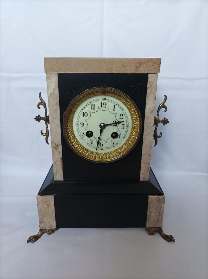 Antieke "Napoleon 3" klok, Antiek en Kunst, Antiek | Klokken, Ophalen of Verzenden