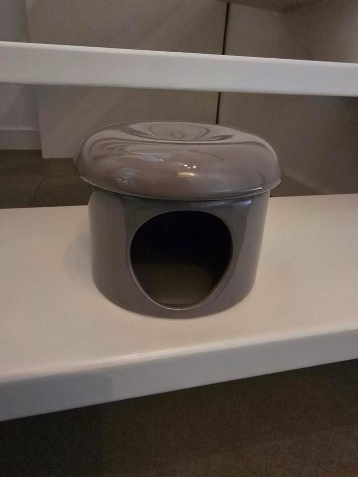 Huisje van keramiek voor kleine knaagdieren te koop, Dieren en Toebehoren, Knaagdieren en Konijnen | Toebehoren, Zo goed als nieuw