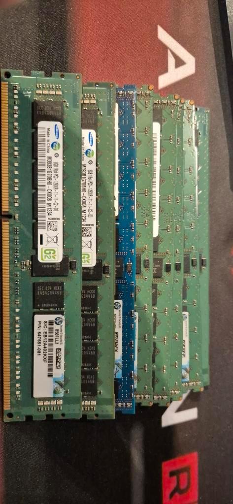 8x 8GB DDR3 PC3-12800R Server Geheugen, Computers en Software, RAM geheugen, DDR3, Ophalen of Verzenden