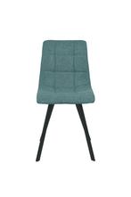 Partij van 18 petrol blauwe eetkamerstoelen!, Niet ingevuld, Nieuw, Metaal, Grijs