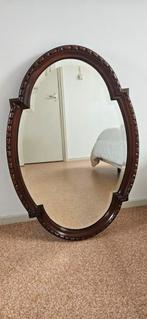 Mooie antieke,  facet geslepen spiegel., Antiek en Kunst, Antiek | Spiegels, Minder dan 100 cm, Rechthoekig, Ophalen