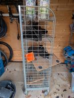 Rvs rolcontainer droogrek, 100 liter of meer, Ophalen, Zo goed als nieuw, Transportkar