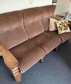 LAATSTE KANS  - Vintage Velours 3 zitsbank, Huis en Inrichting, Ophalen, Mid century, 150 tot 200 cm, Driepersoons