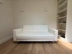 Beliani Aberdeen - Slaapbank - Wit kunstleer, Huis en Inrichting, Ophalen, Tweepersoons, Wit, 200 cm