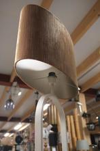 Sfeervolle vloerlamp Jamiri & Flair ovaal stof creme bruin, Ophalen, Zo goed als nieuw, Stof, 150 tot 200 cm