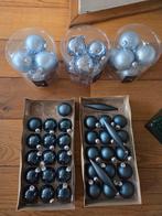 Blauwe ballen versiering voor in de Boom Kerstversiering, Ophalen of Verzenden