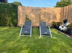 Tuin lig stoelen, Tuin en Terras, Tuinstoelen, Ophalen of Verzenden, Zo goed als nieuw, Aluminium