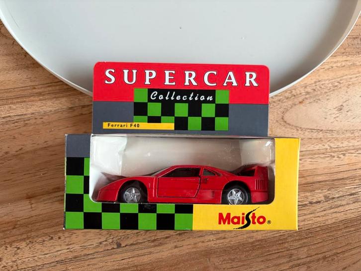 Maisto Ferrari F40 Supercar Collection, Hobby en Vrije tijd, Modelauto's | 1:18, Gebruikt, Auto, Maisto, Ophalen of Verzenden