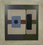 Karel Wiggers (1916) Olie op Board "Abstracte Compositie"Ges, Ophalen of Verzenden