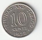 10  cent  1972  Trinidad en Tobago. km. 3   ( 0,30 ), Postzegels en Munten, Munten | Amerika, Ophalen of Verzenden, Noord-Amerika