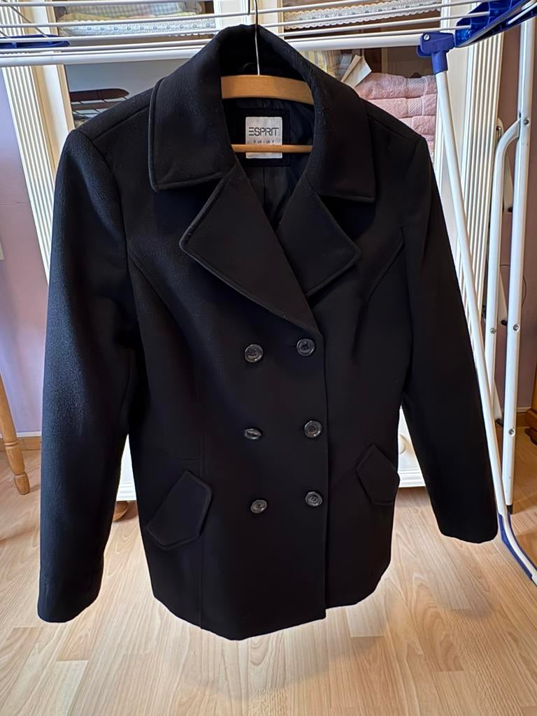 Esprit overslag jas dames maat 44, Ophalen of Verzenden, Gedragen, Maat 42/44 (L), Zwart