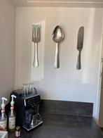 Decoratief bestek XL, Huis en Inrichting, Ophalen, Zo goed als nieuw, Rvs of Chroom, Bestekset
