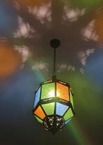 Sfeervolle arabische hanglamp, Huis en Inrichting, Zo goed als nieuw, Ophalen, Glas