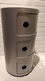 Kartell Componibili 3 - Bijzettafel container nachtkastje, Ophalen of Verzenden, 25 tot 50 cm