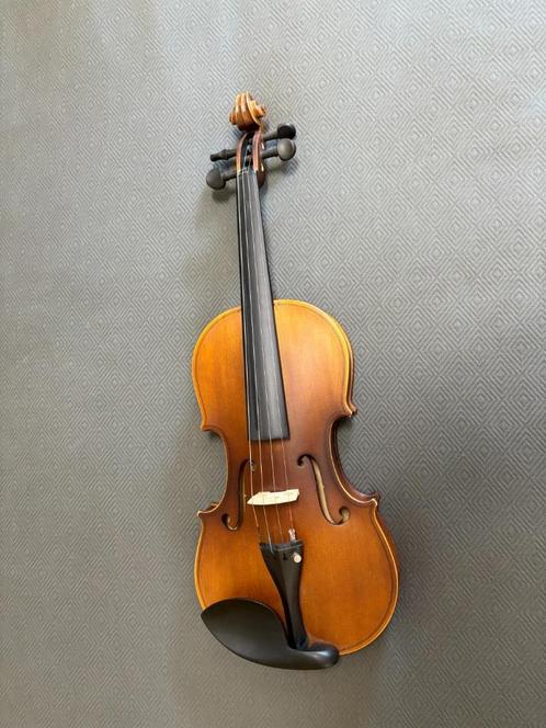 Viool en strijkstok te koop, Muziek en Instrumenten, Strijkinstrumenten | Violen en Altviolen, Gebruikt, Viool, 4/4-viool, Ophalen