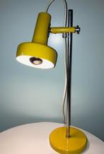 Vintage gele spot tafellamp, Huis en Inrichting, Lampen | Spots, Ophalen of Verzenden, Gebruikt, Metaal of Aluminium